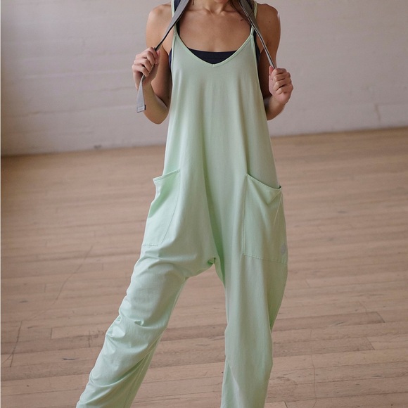FP Movement by Free People Pants - NWT FP Movement by Free People Hot Shot Onsie Green